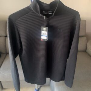 Under Armour Golf Men's Fleece Quarter Zip Pullover Sz XL